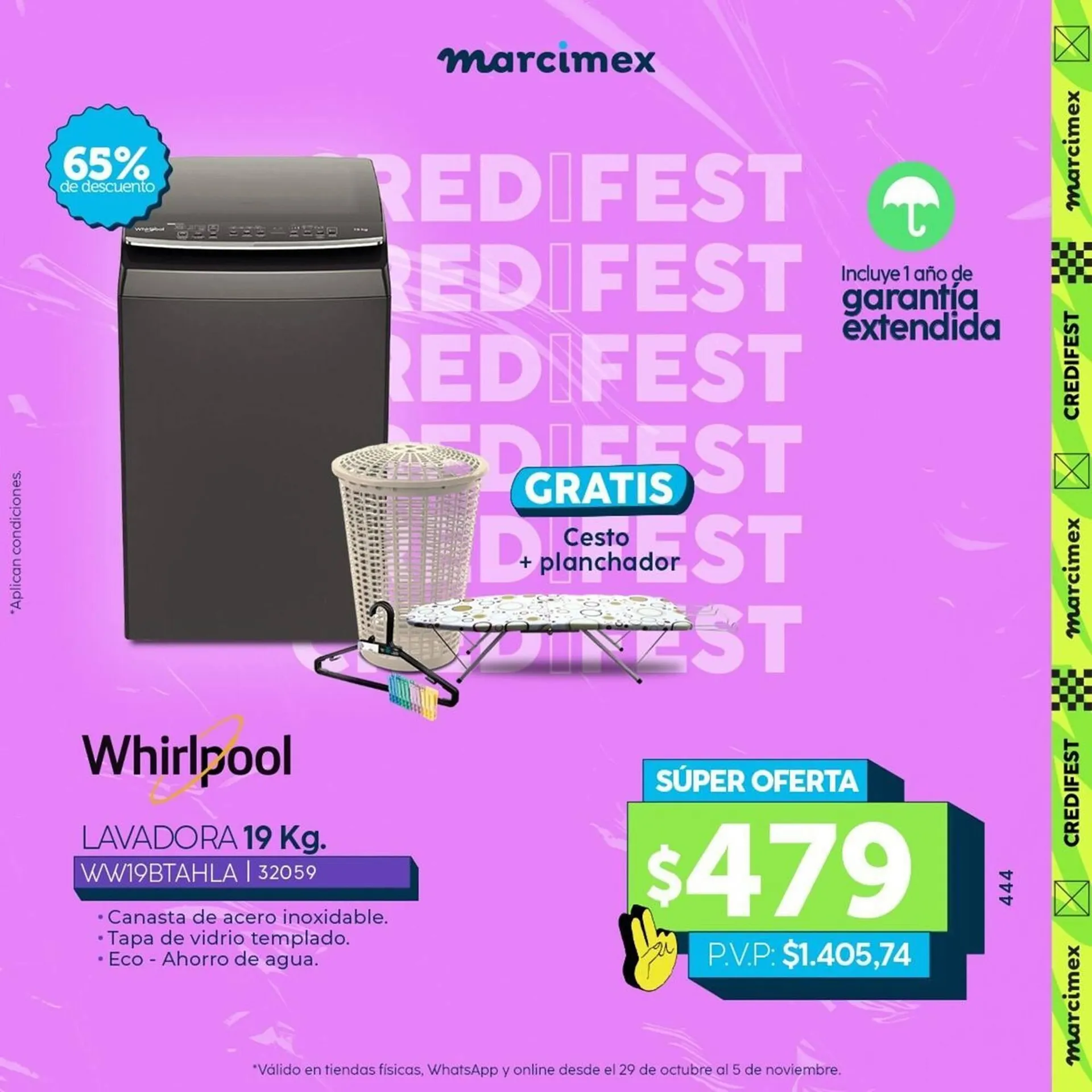 Catalogo de Catálogo Marcimex 29 de octubre al 5 de noviembre 2024 - Pag 1