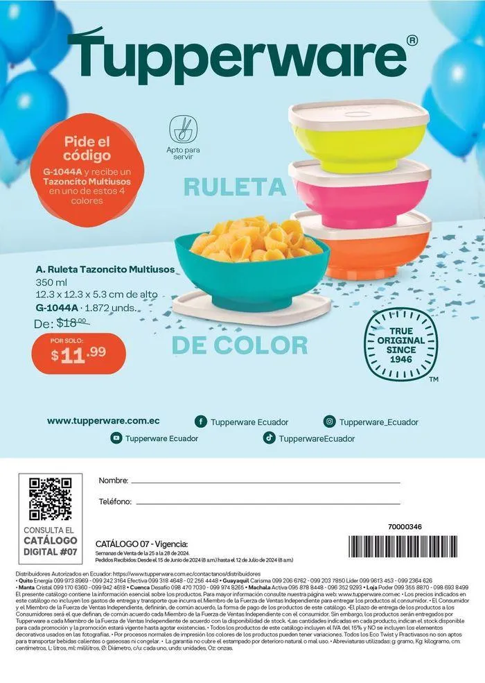 Catalogo de Ofertas Tupperware! 15 de junio al 12 de julio 2024 - Pag 52
