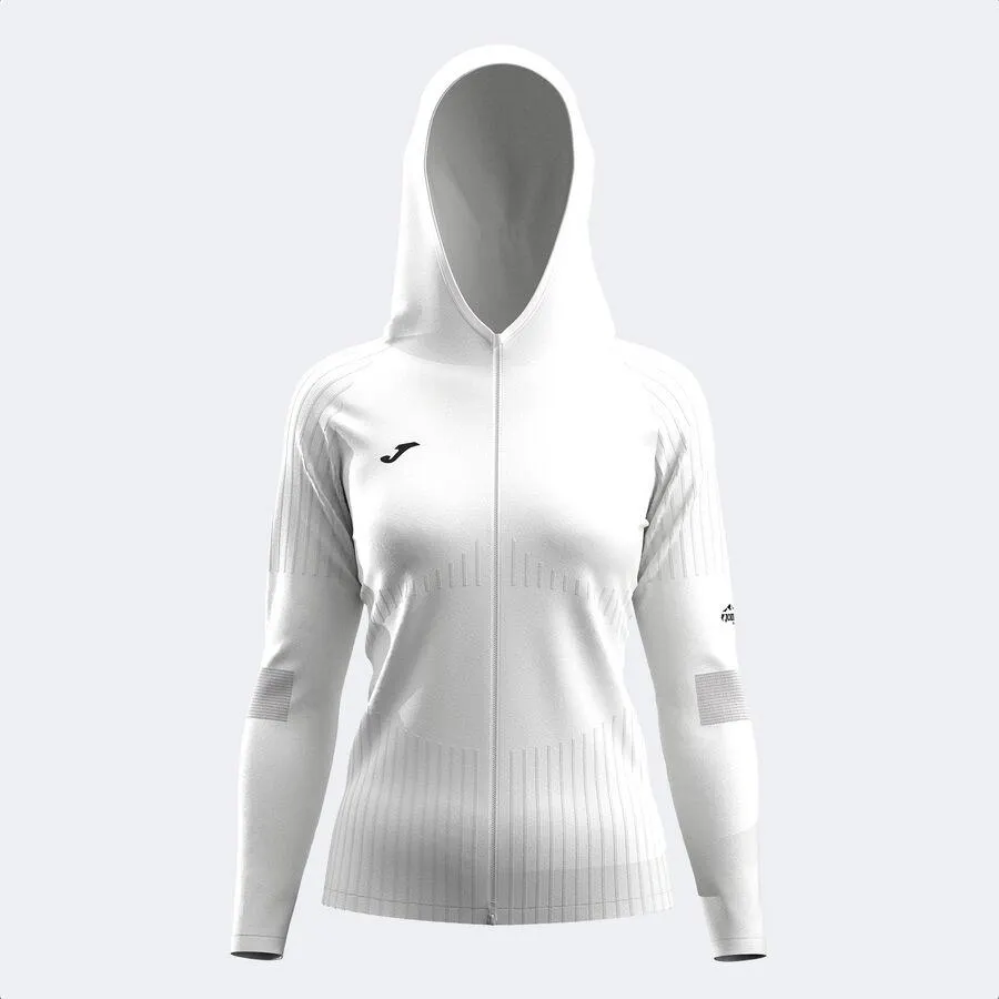 Chaqueta con capucha mujer R-Trail Nature blanco