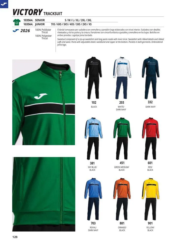 Catalogo de Teamwear Collection 2024  8 de mayo al 31 de diciembre 2024 - Pag 128