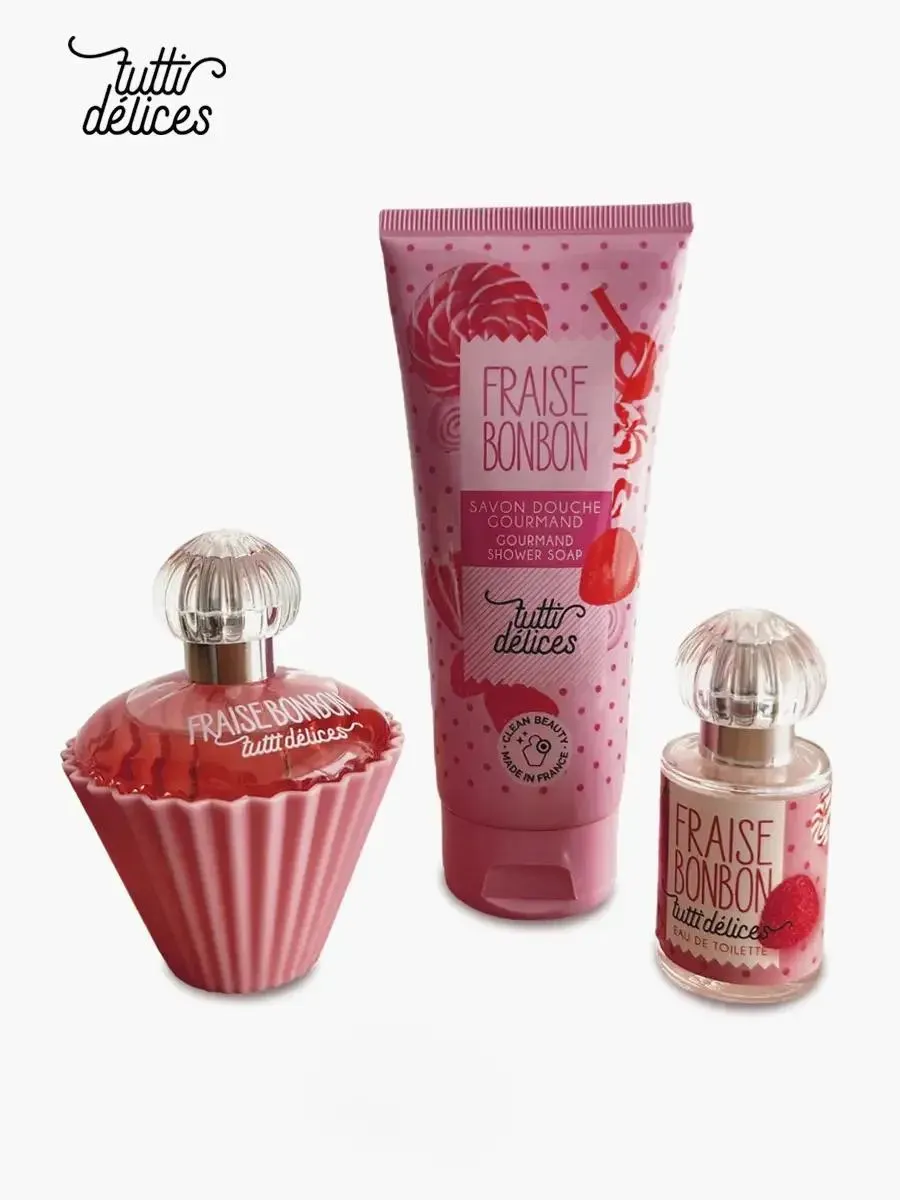 Tutti Délices - Set Strawberries X3 Bonbon