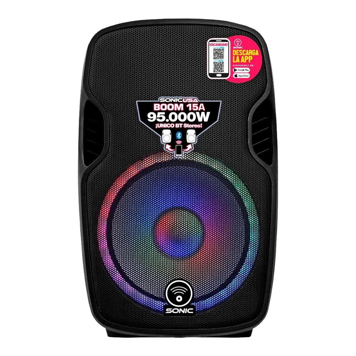 Parlante SONIC 95.000W BOOM 15 A-W