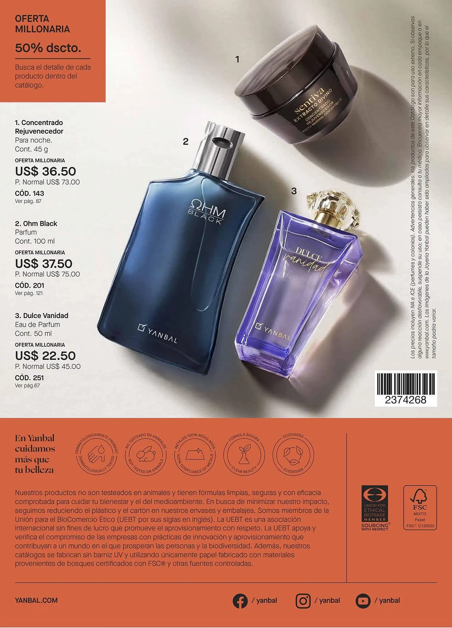 Catalogo de Catálogo Yanbal 9 de septiembre al 6 de octubre 2023 - Pag 134