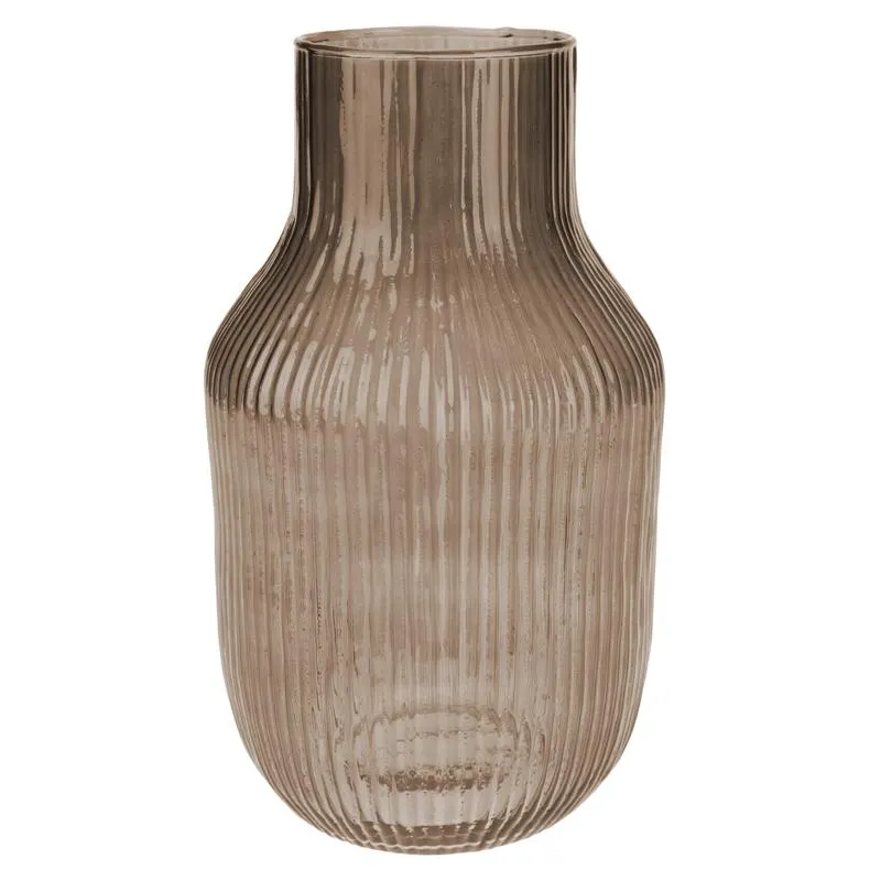 Florero Weden de Cristal 23x12cm Ambar