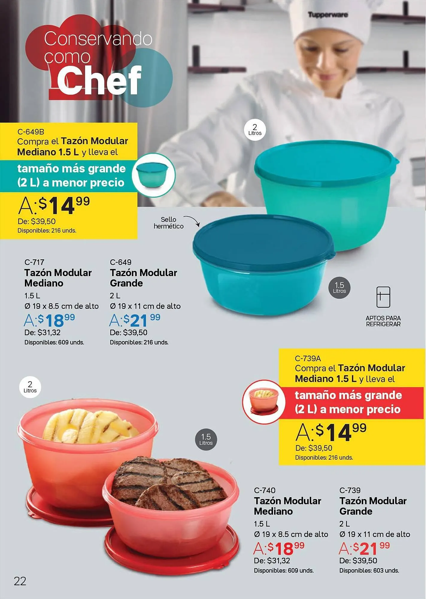 Catalogo de Catálogo Tupperware 5 de septiembre al 10 de septiembre 2023 - Pag 22