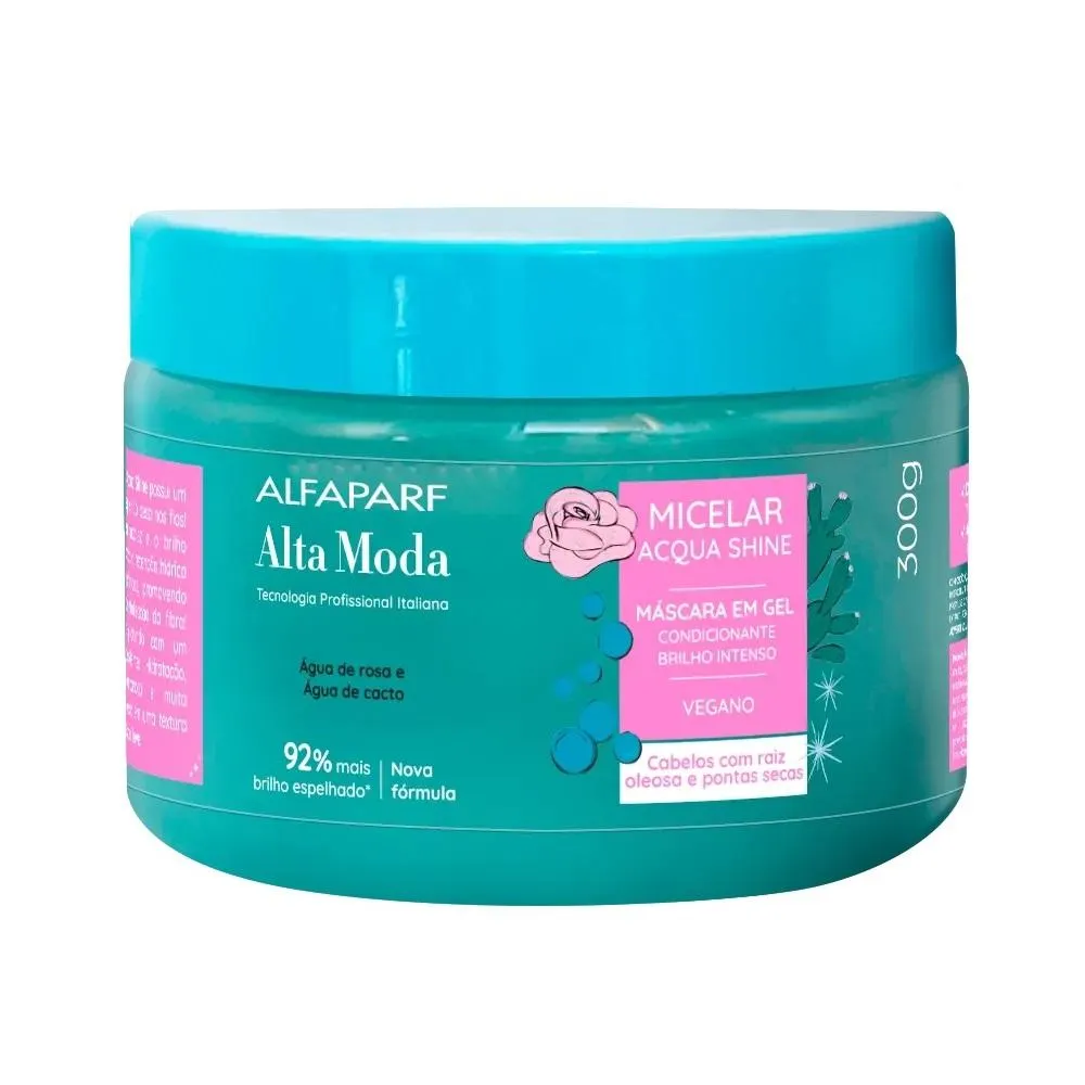 Mascarilla Capilar Alta Moda Agua Micelar Shine 300g