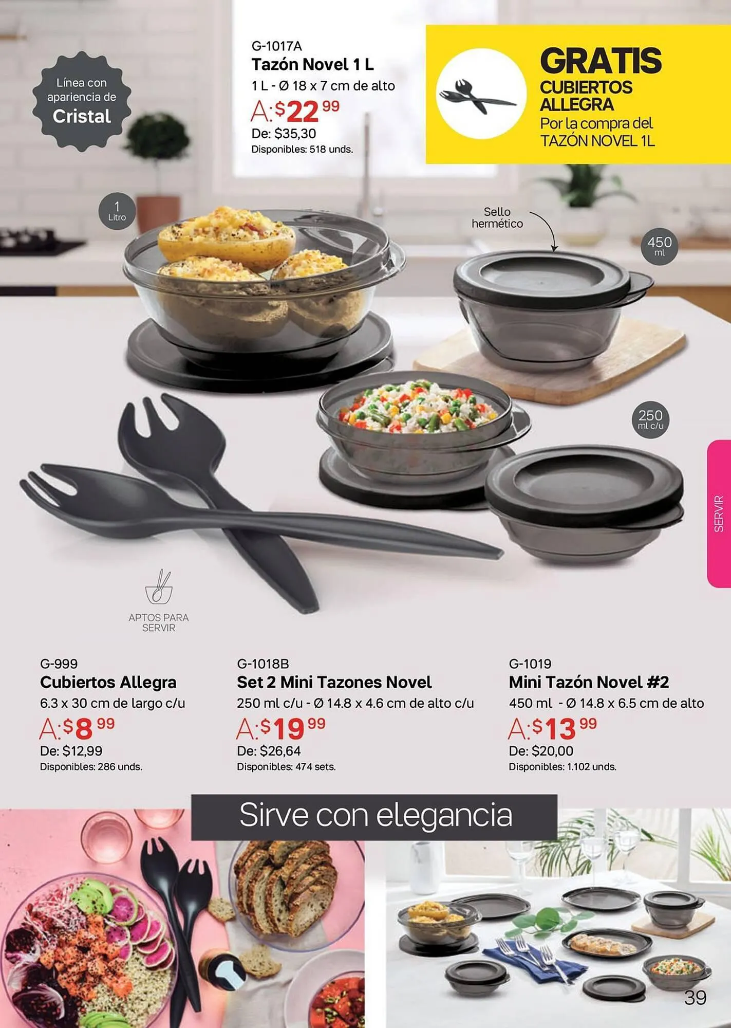 Catalogo de Catálogo Tupperware 6 de octubre al 31 de diciembre 2023 - Pag 39