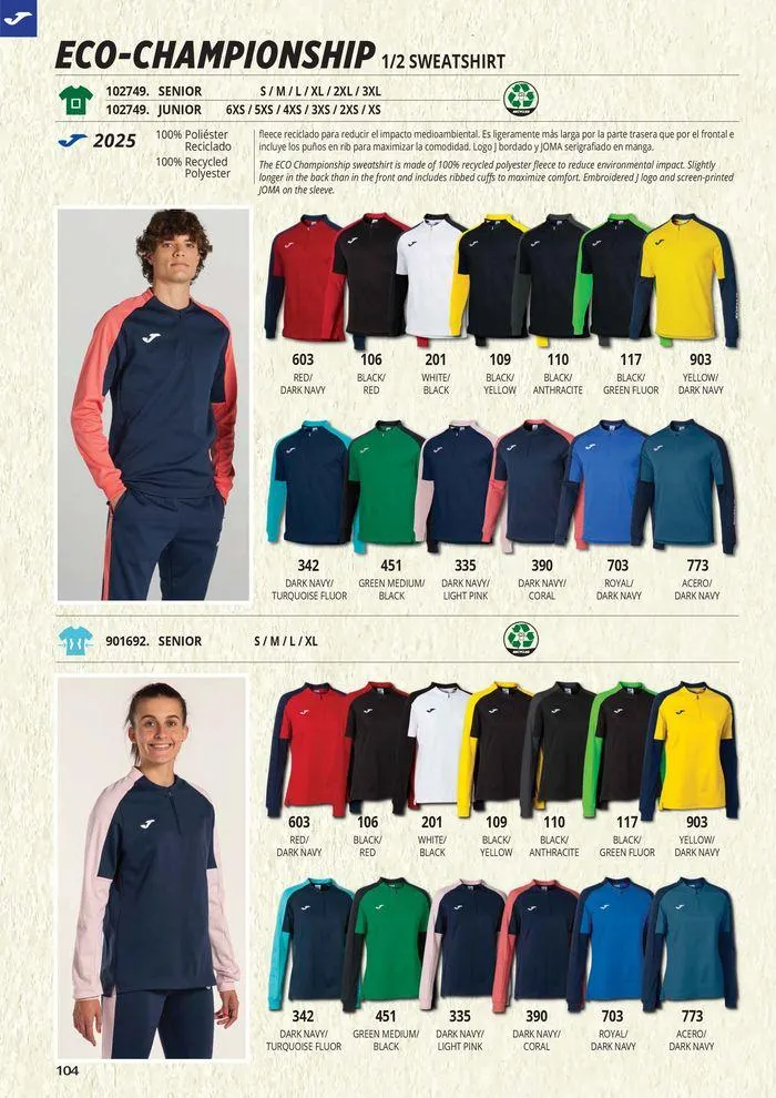 Catalogo de Teamwear Collection 2024  8 de mayo al 31 de diciembre 2024 - Pag 104