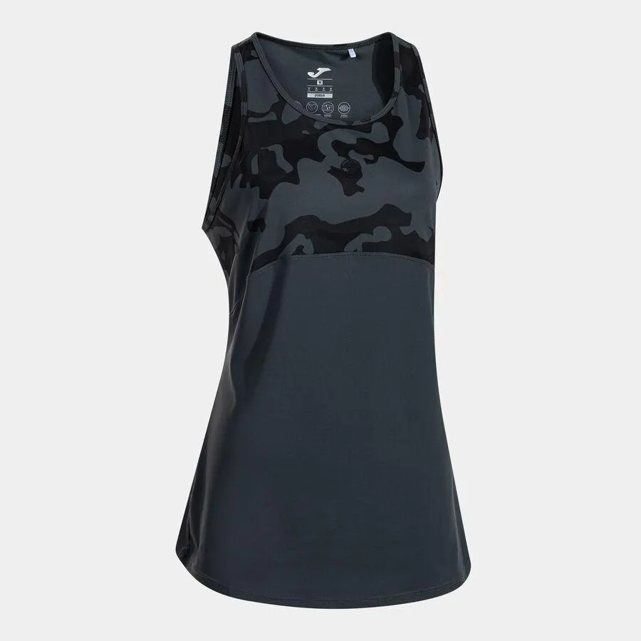 Camiseta tirantes mujer indoor negro