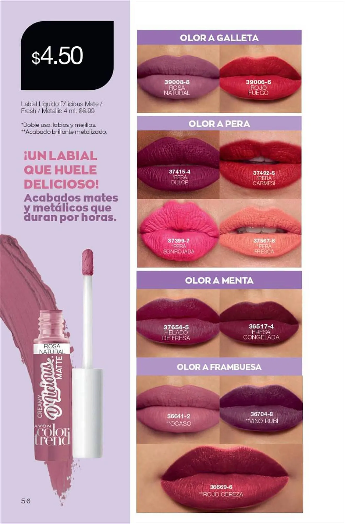 Catalogo de Catálogo AVON 31 de agosto al 30 de septiembre 2023 - Pag 56