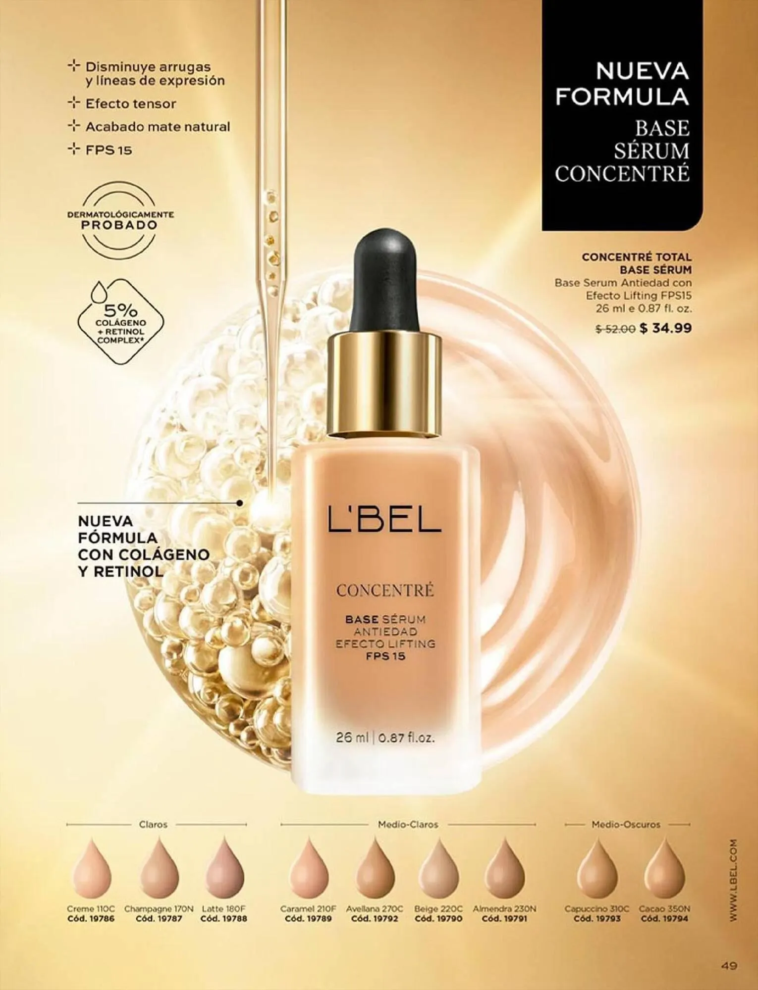 Catalogo de Catálogo L'bel 13 de septiembre al 3 de octubre 2023 - Pag 49