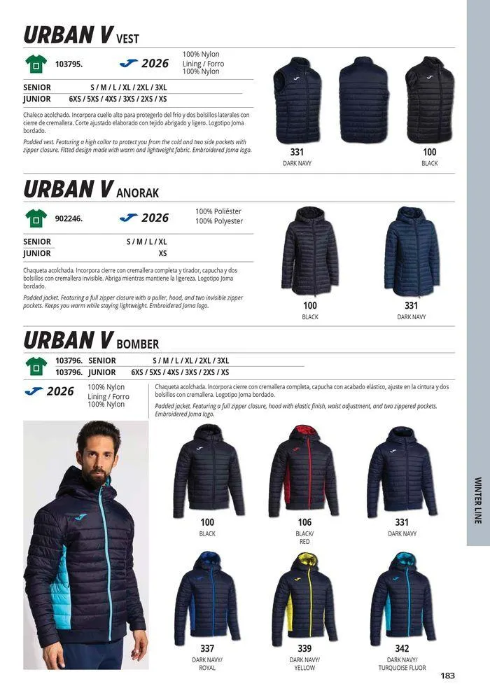 Catalogo de Teamwear Collection 2024  8 de mayo al 31 de diciembre 2024 - Pag 183