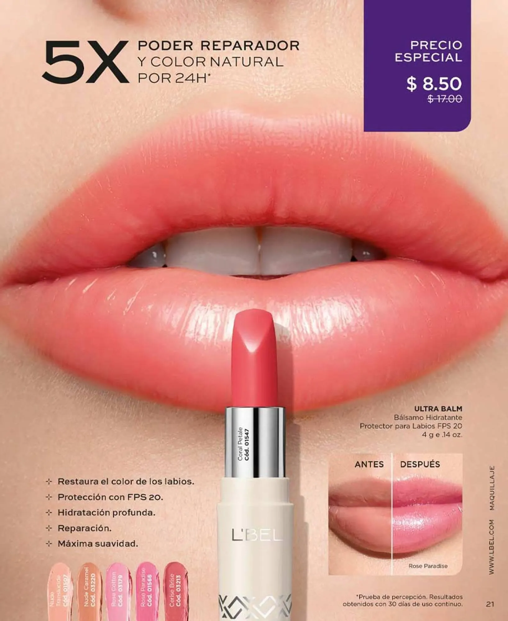 Catalogo de Catálogo L'bel 5 de febrero al 31 de marzo 2024 - Pag 21