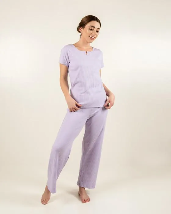 Pijama Camiseta Manga Larga - Pantalón