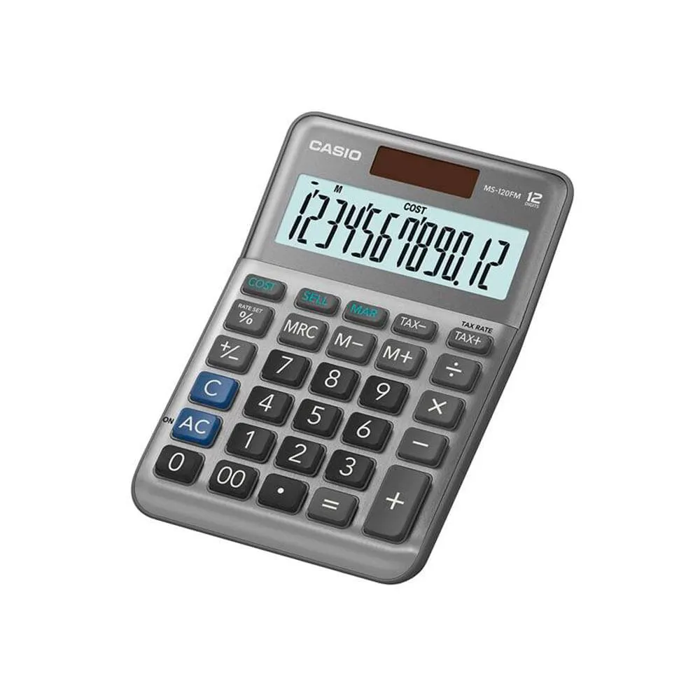 Calculadora de Mesa Casio P8790 | Color Gris