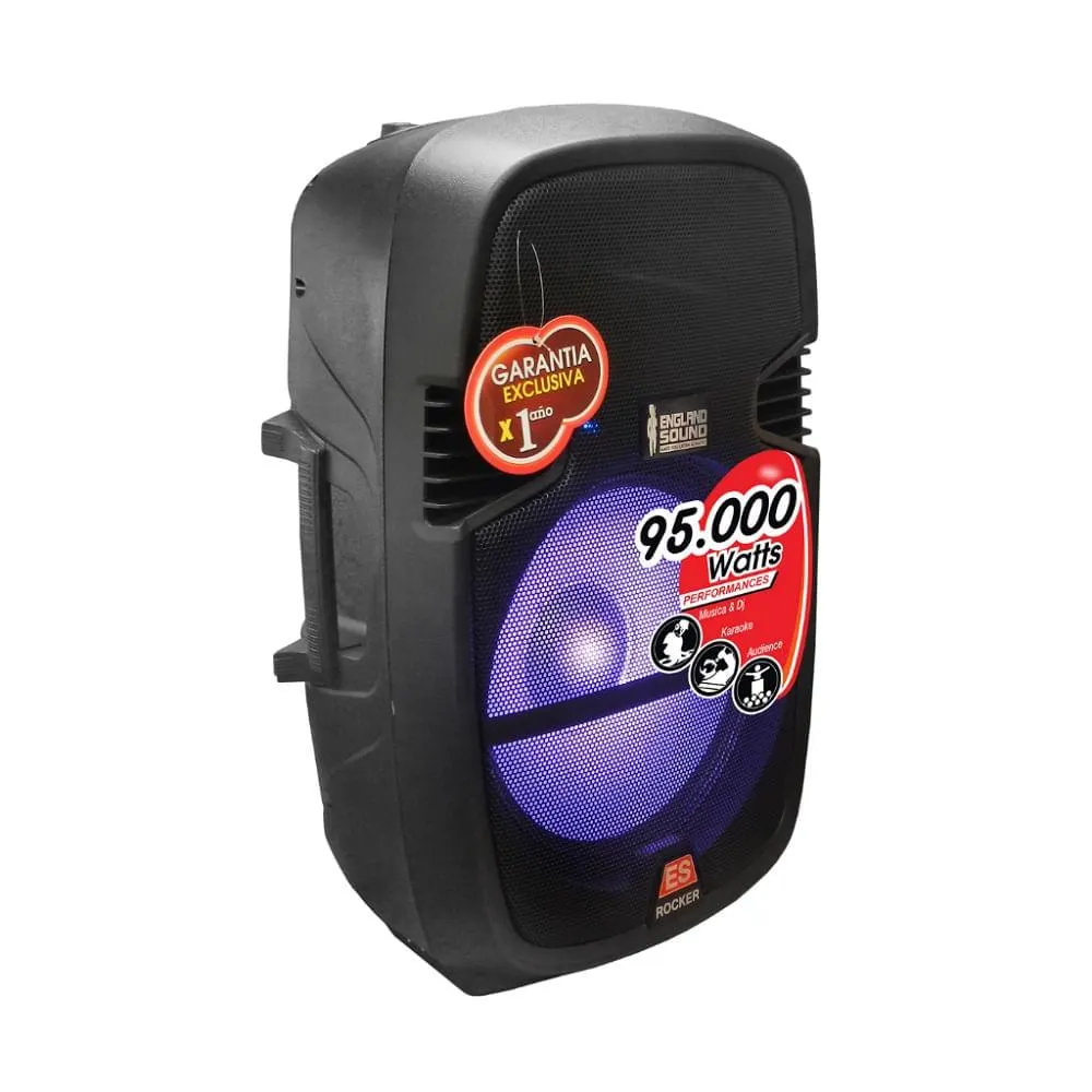 Caja Amplificada Es-2agab-Rocker-15 Led 95000watts