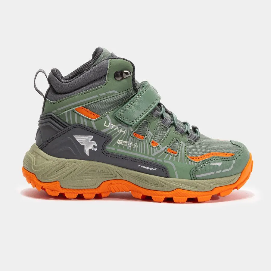 Botas outdoor Utah Jr 25 junior caqui naranja