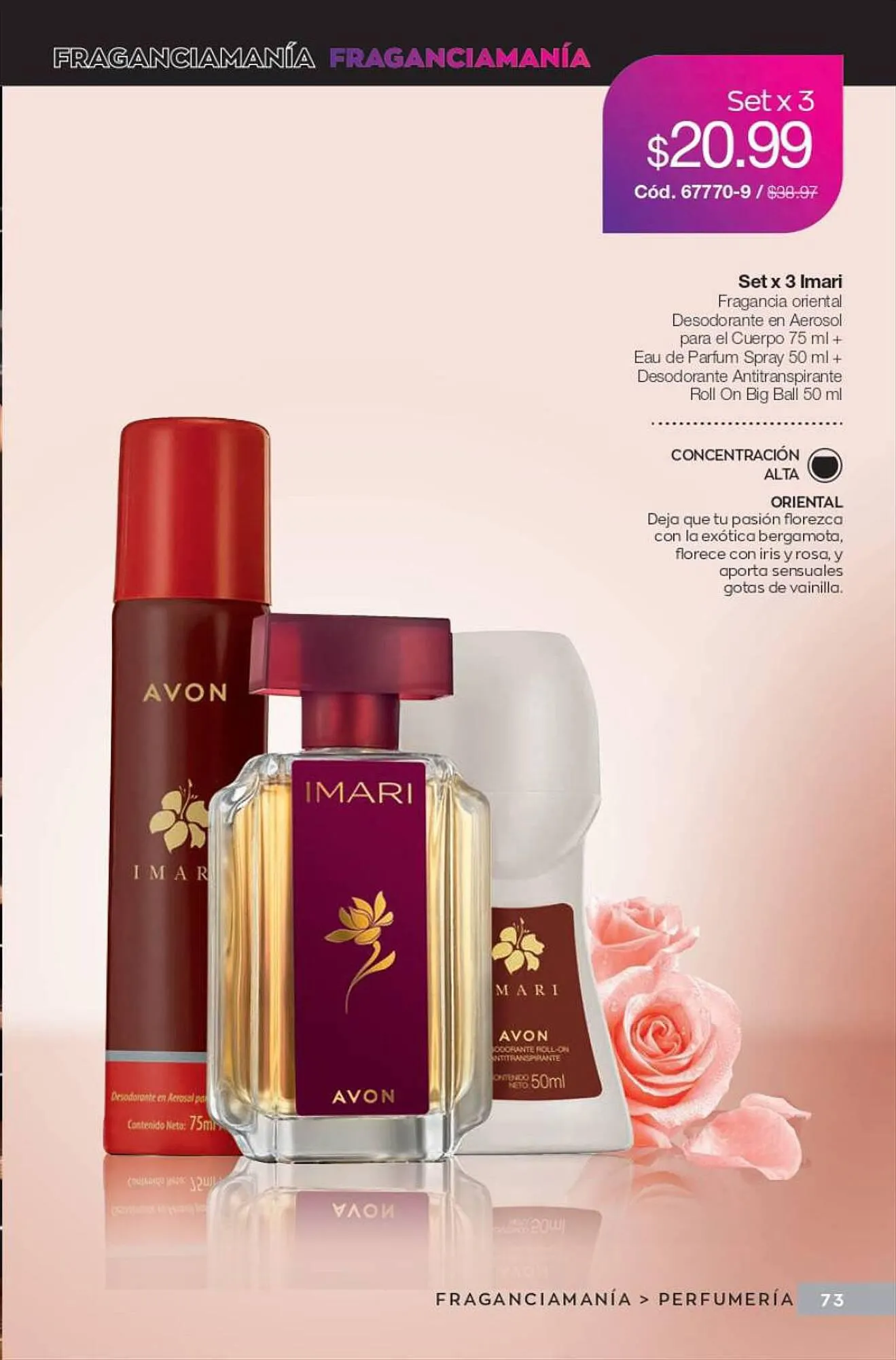 Catalogo de Catálogo AVON 31 de agosto al 30 de septiembre 2023 - Pag 73