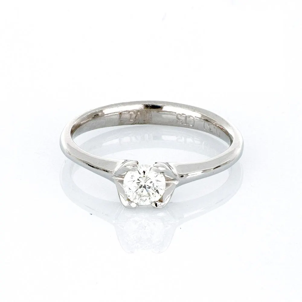 ANILLO SOLITARIO DIAMANTE 88 FACETAS