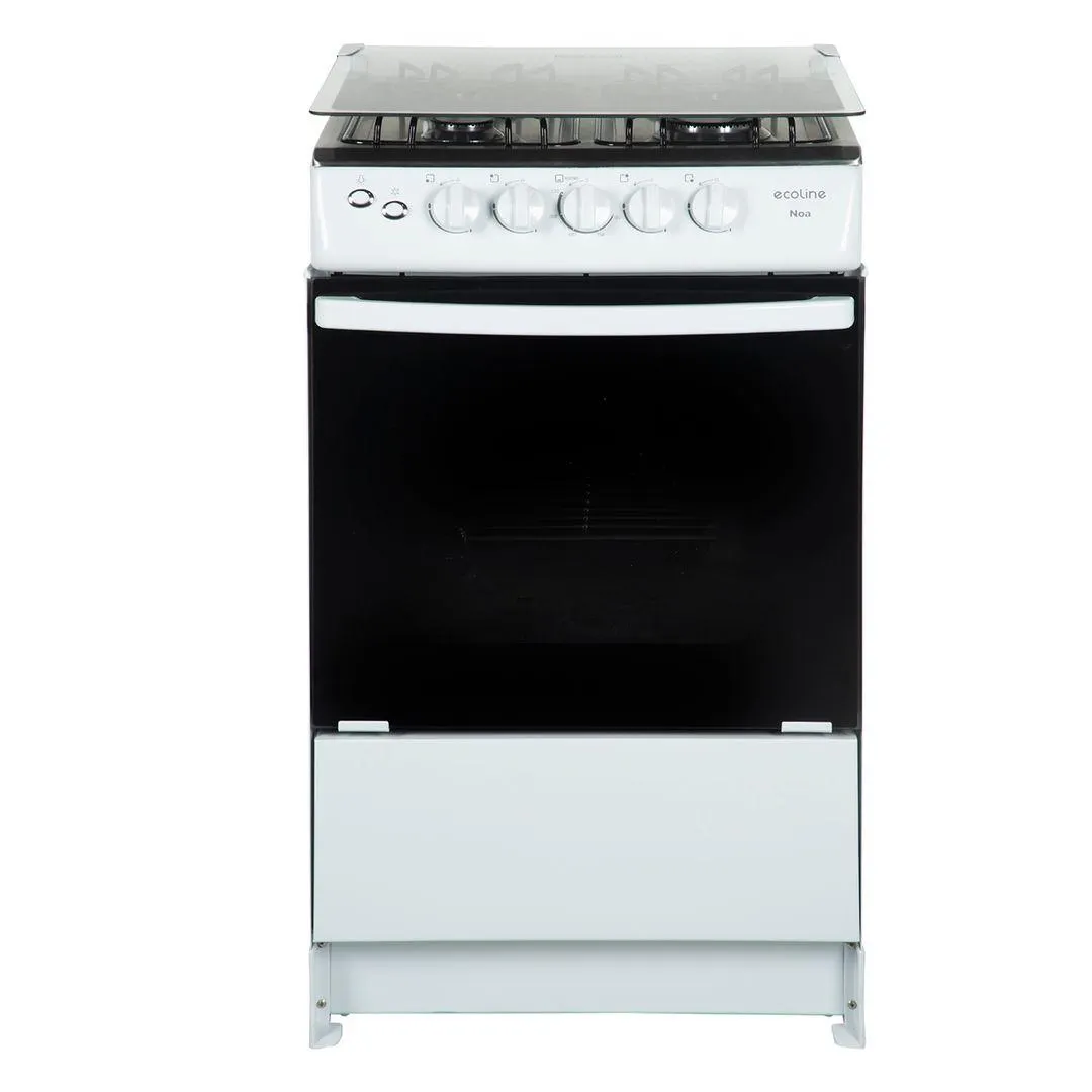 Cocina a Gas Ecoline Noa Blanca 4 Quemadores - 53cm - 126803