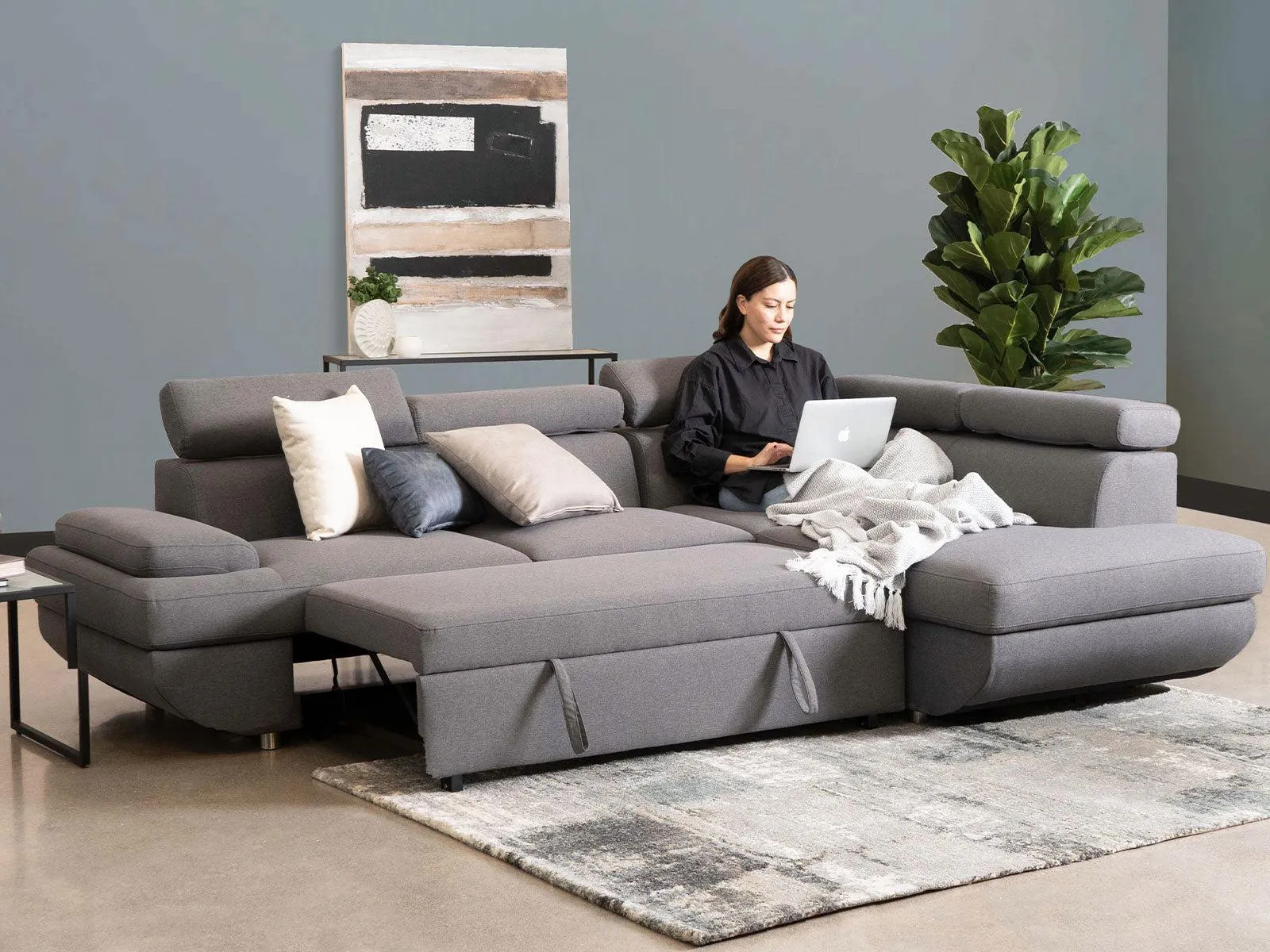 Sala Versalles Modular con Sofa cama