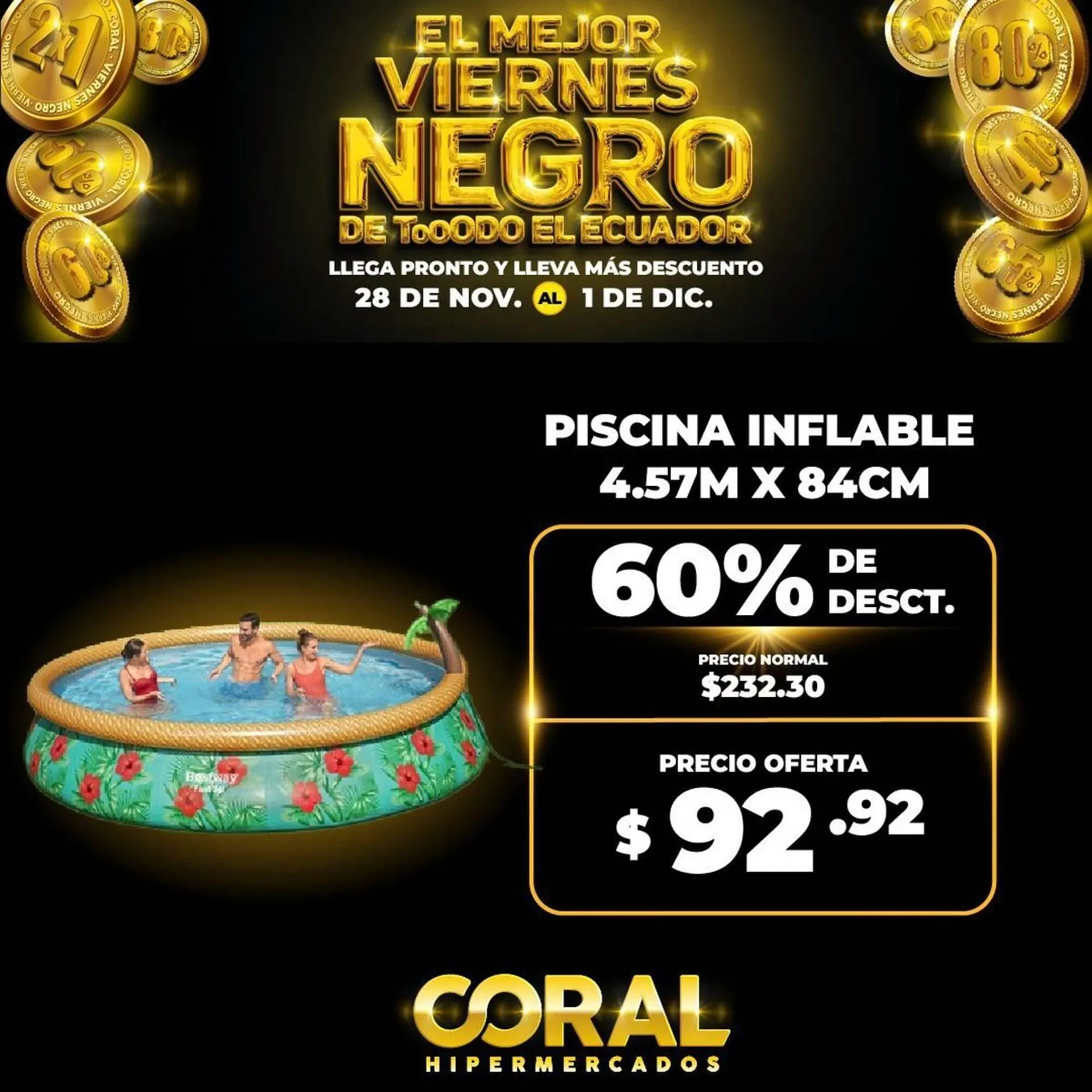 Catalogo de Catálogo Coral Hipermercados 28 de noviembre al 1 de diciembre 2024 - Pag 1