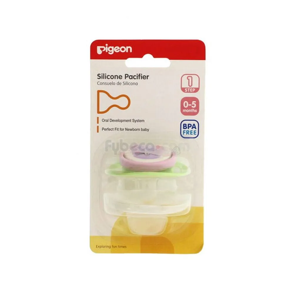 Chupón Pacifier Paso 1 Strawberry Transparente 1 Unidad