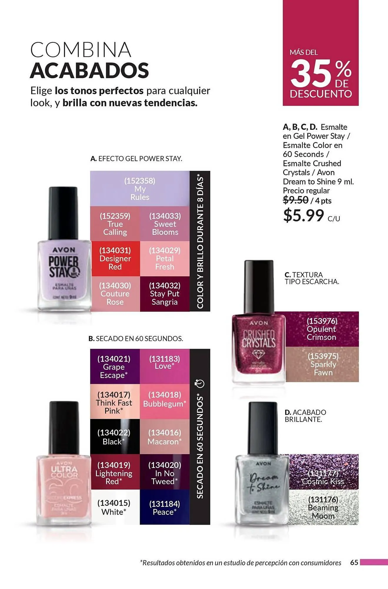 Catalogo de Catálogo AVON 20 de diciembre al 8 de febrero 2025 - Pag 65