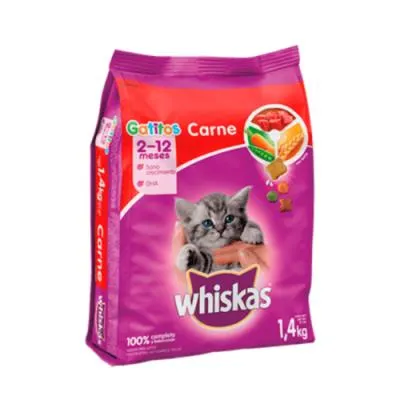 WHISKAS GATITOS CARNE