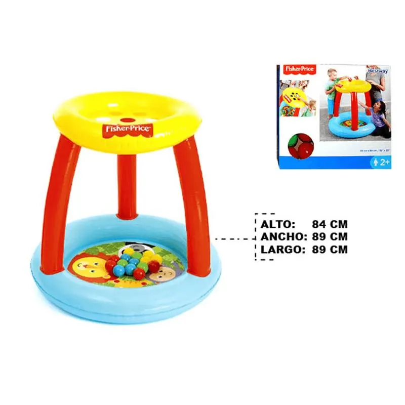 Bestway - Inflable con pelotas friends 89x89x84