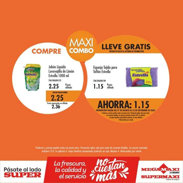 Catalogo de Maxi Combo 3 de septiembre al 23 de septiembre 2024 - Pag 6