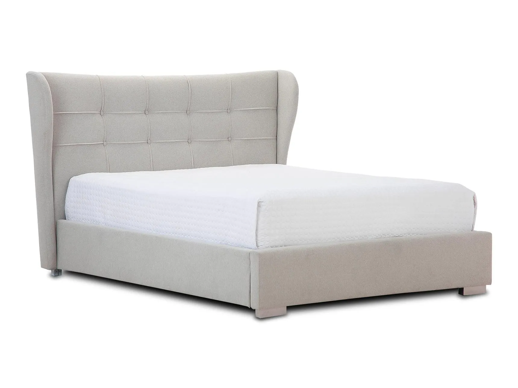 Cama Simmons Thomson Alpaca Patas Metalicas