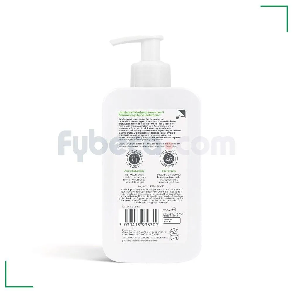 Ceramide Limpiador Hidratante Suave 236Ml