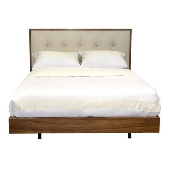 Cama Plano | Queen 2½ Plazas Walnut