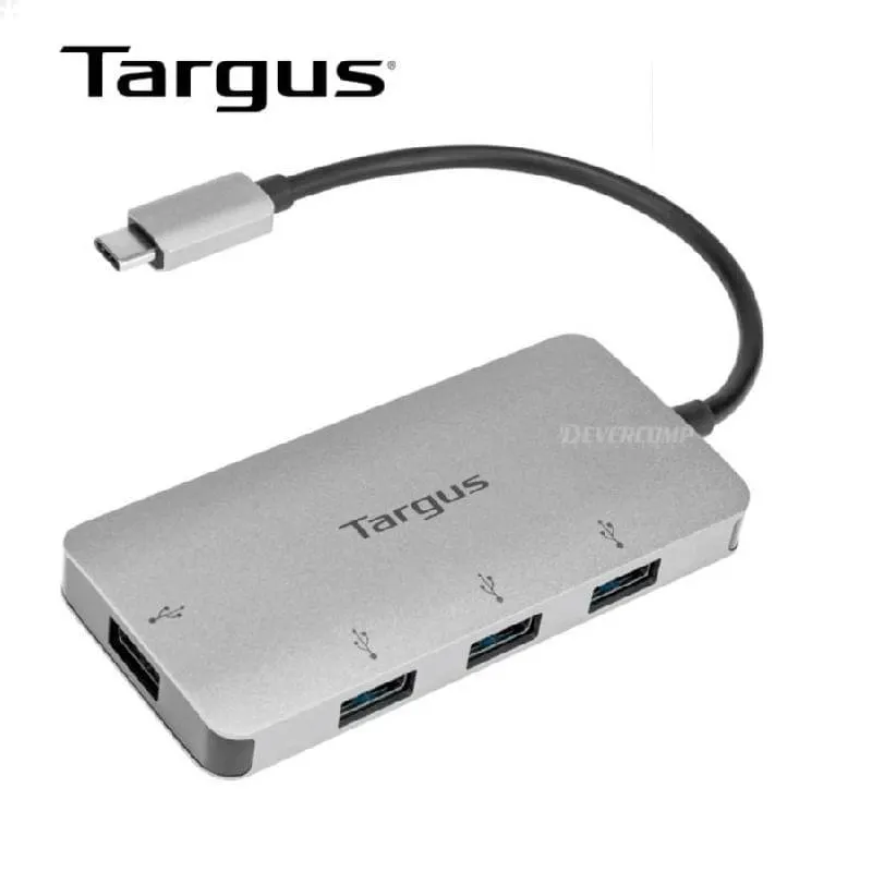 Hubo Tipo C 4 Puertos USB 3.0 Ach226bt-90 Plata Targus