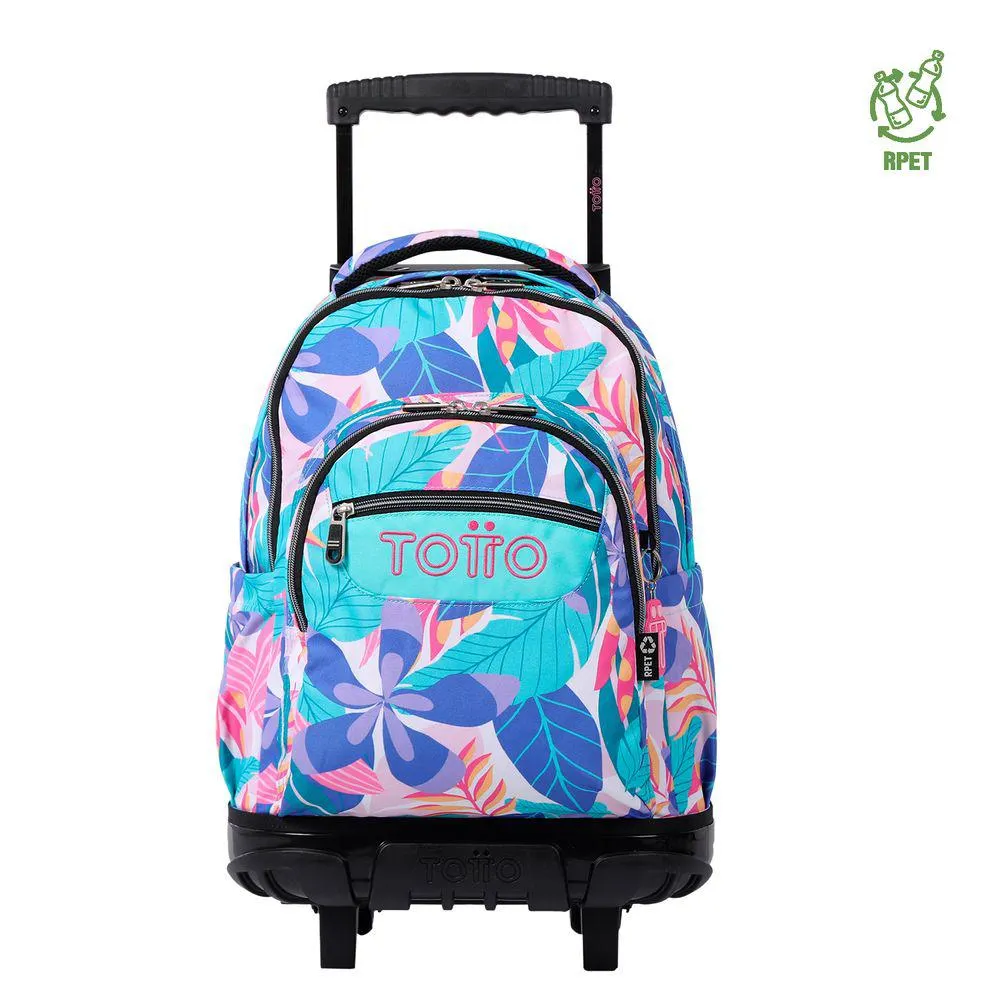 Mochila de Ruedas para Mujer Ruedas Renglon - Floresta - Estampado