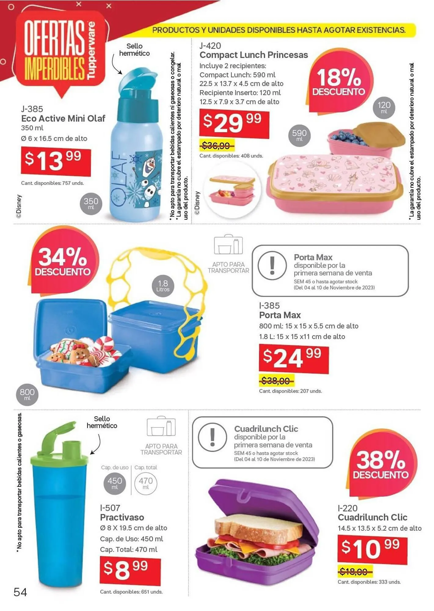 Catalogo de Catálogo Tupperware 4 de noviembre al 1 de diciembre 2023 - Pag 49