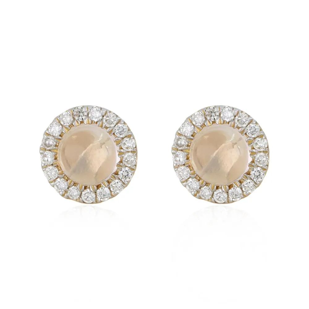 ARETES RESPLANDOR CUARZO ROSA