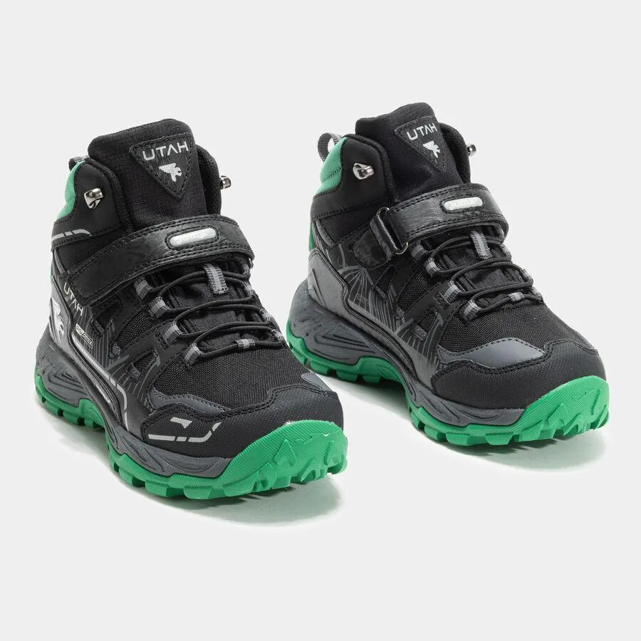 Botas outdoor Utah Jr 25 junior negro verde