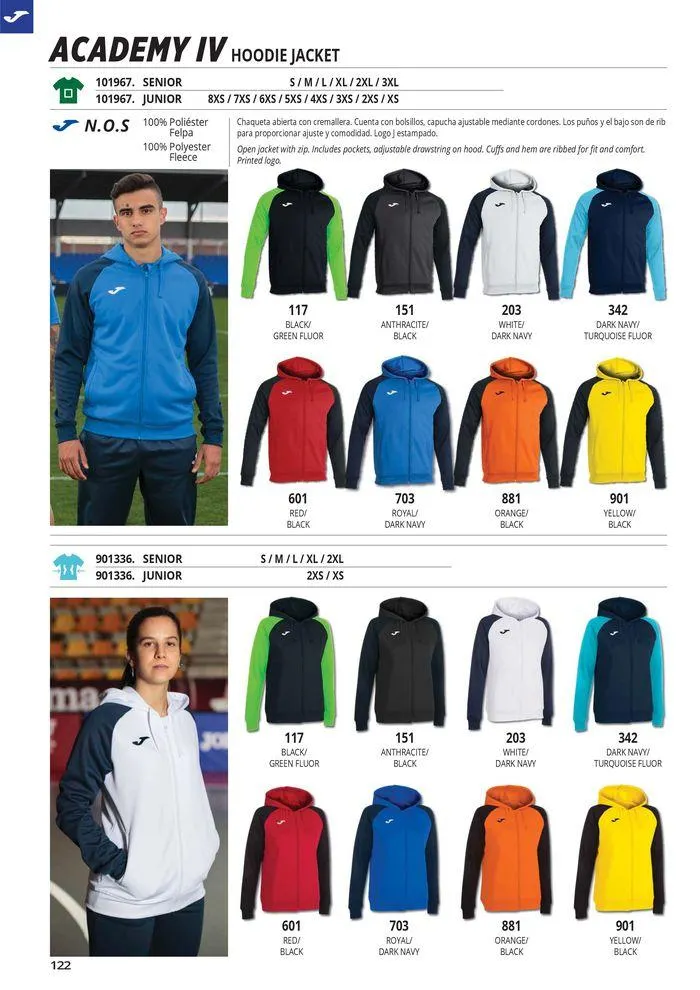 Catalogo de Teamwear Collection 2024  8 de mayo al 31 de diciembre 2024 - Pag 122