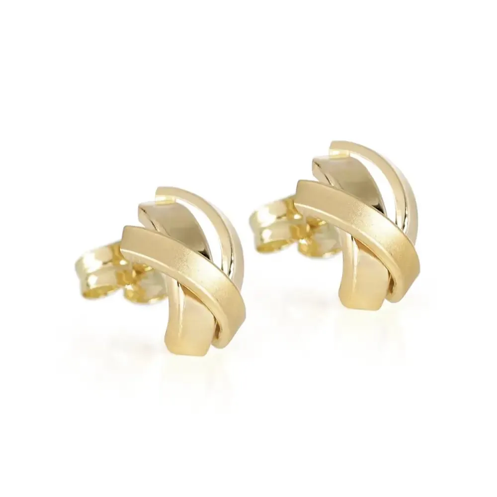 ARETES CINTAS ENTRELAZADAS