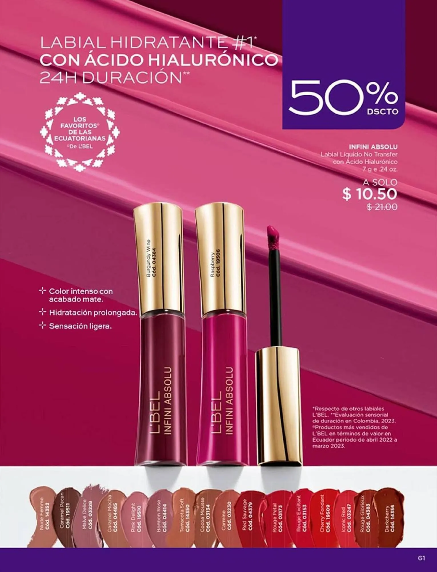 Catalogo de Catálogo L'bel 13 de septiembre al 3 de octubre 2023 - Pag 61