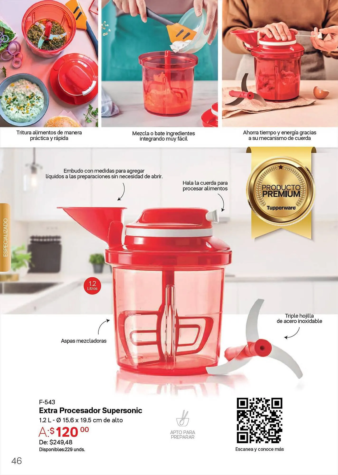 Catalogo de Catálogo Tupperware 28 de septiembre al 11 de octubre 2023 - Pag 46