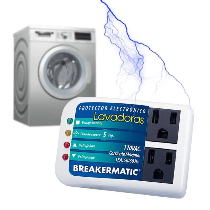 Protector De Voltaje P/Lavadoras Pla110-150est 110v/15a