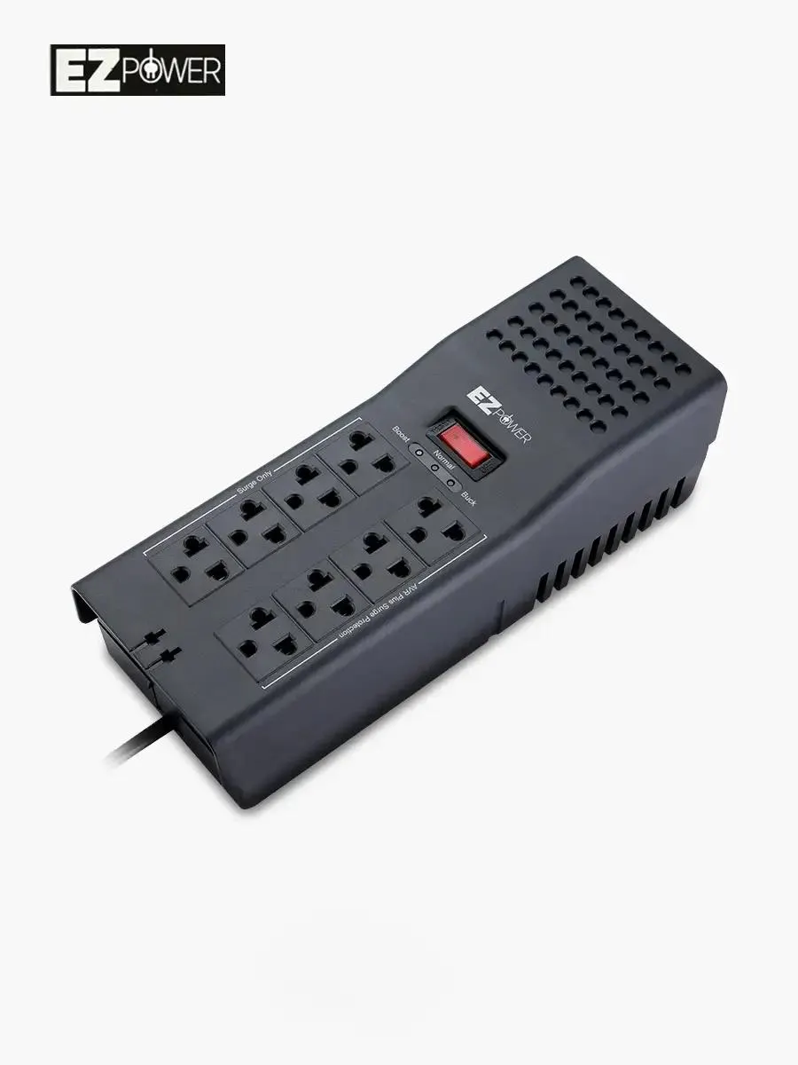 Regulador de Voltaje Ez Power EZVR-1200 | 1200VA - 8 Tomas
