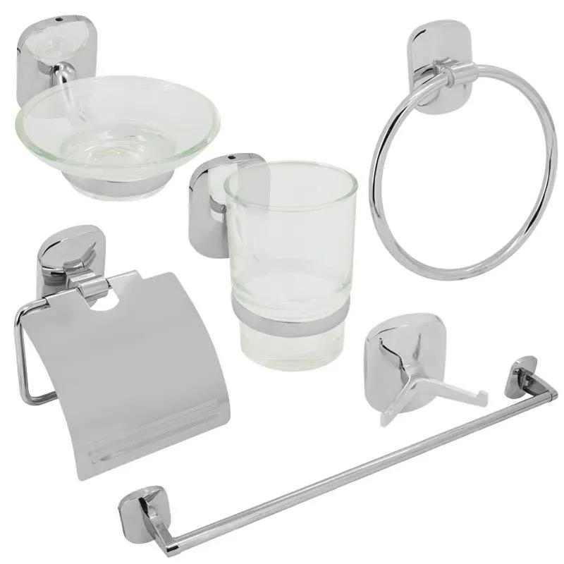 Accesorios de Baño Viva Cromo 6 Piezas