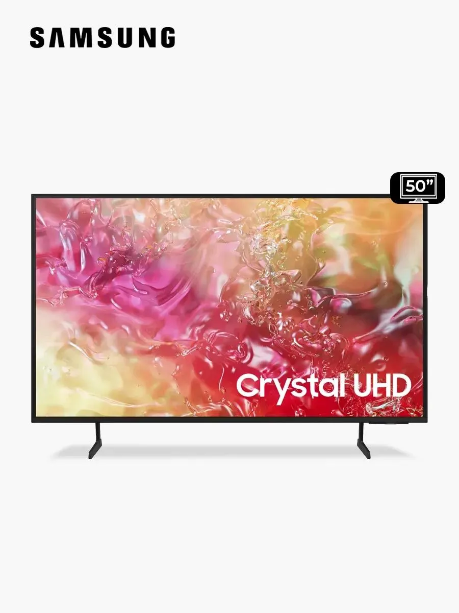 Smart TV Samsung 50" Crystal UHD 4K DU7000 | Negro