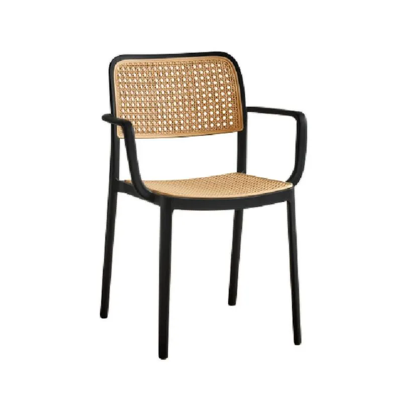 Silla Poitiere con Brazos Negra