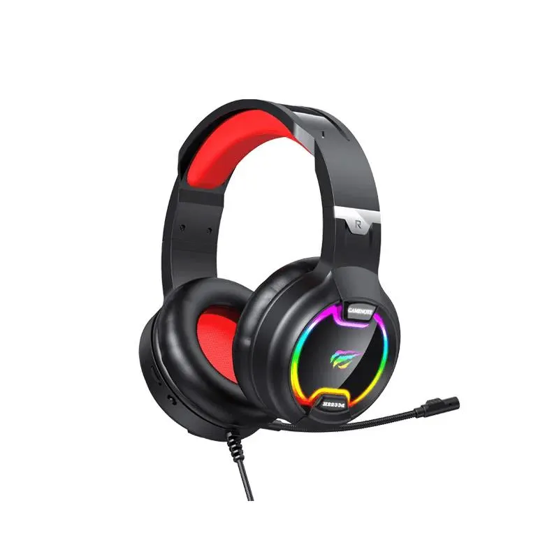 Havit - Audífono Gamer h2233d | Negro/Rojo