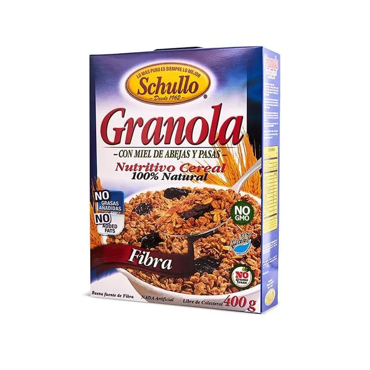 Granola Mas Fibra Schullo 400 Gr